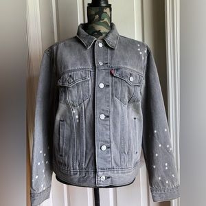 Levis Trucker Jacket Distressed Gary Unisex